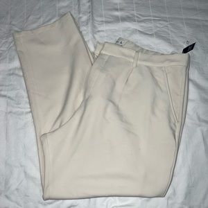 Abercrombie wide leg trousers - cream - XL - never worn